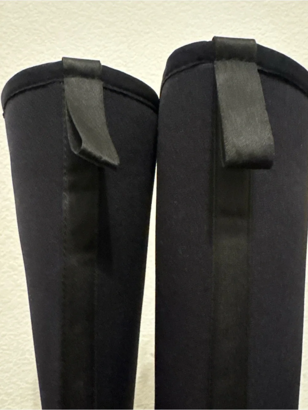 Hunter Black Over-the-Knee Lug Sole Rain Boots